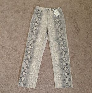 NWT Zara snakeprint